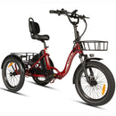 Electric Bike Eunorau ONE-TRIKE Deep Crimson front