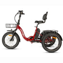 Electric Bike Eunorau ONE-TRIKE Deep Crimson left