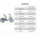 Electric Bike Eunorau ONE-TRIKE Measurements