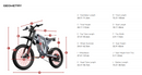 Electric Bike Freego 6000W X2 Pro full Geometry