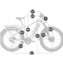 Electric Bike Rambo 1000W Megatron 4.0 AWD Dimension