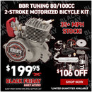 BBR Tuning V1 80/100cc 2-Stroke Motorized Bicycle Kit