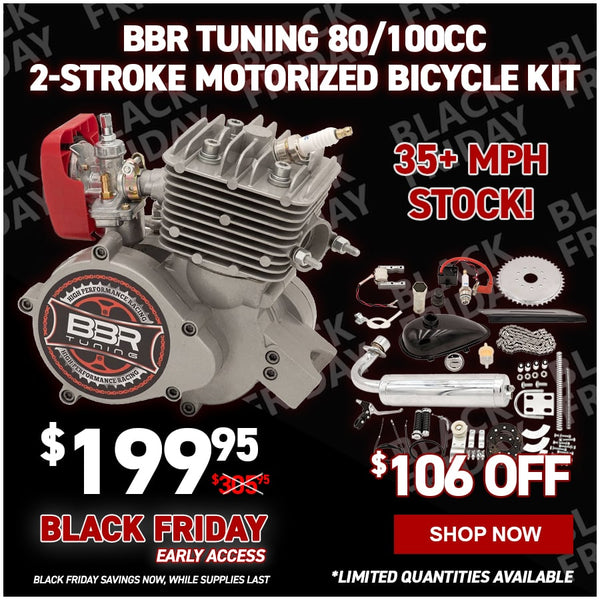 BBR Tuning V1 80/100cc 2-Stroke Motorized Bicycle Kit