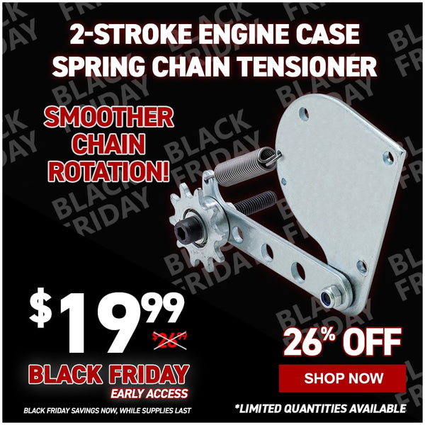 2-Stroke Engine Case Spring Chain Tensioner