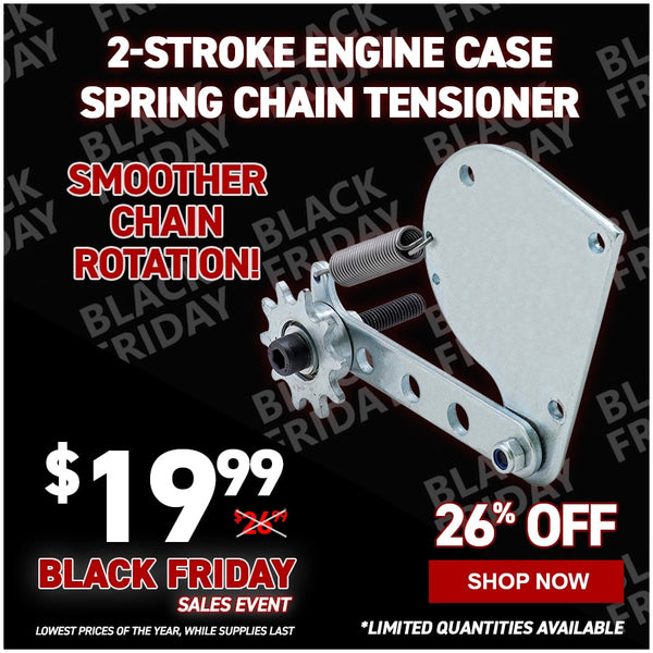 2-Stroke Engine Case Spring Chain Tensioner