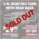 2.5L Rear Gas Tank with Rear Rack