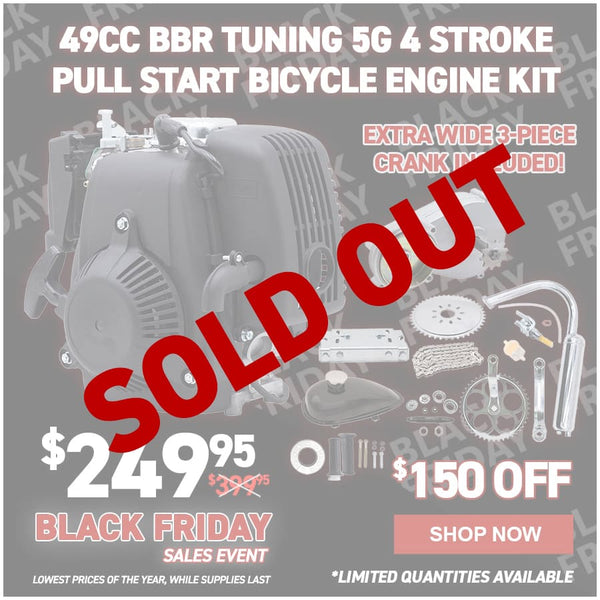 49cc BBR Tuning 5G Pull Start Bicycle Engine Kit- 4 Stroke
