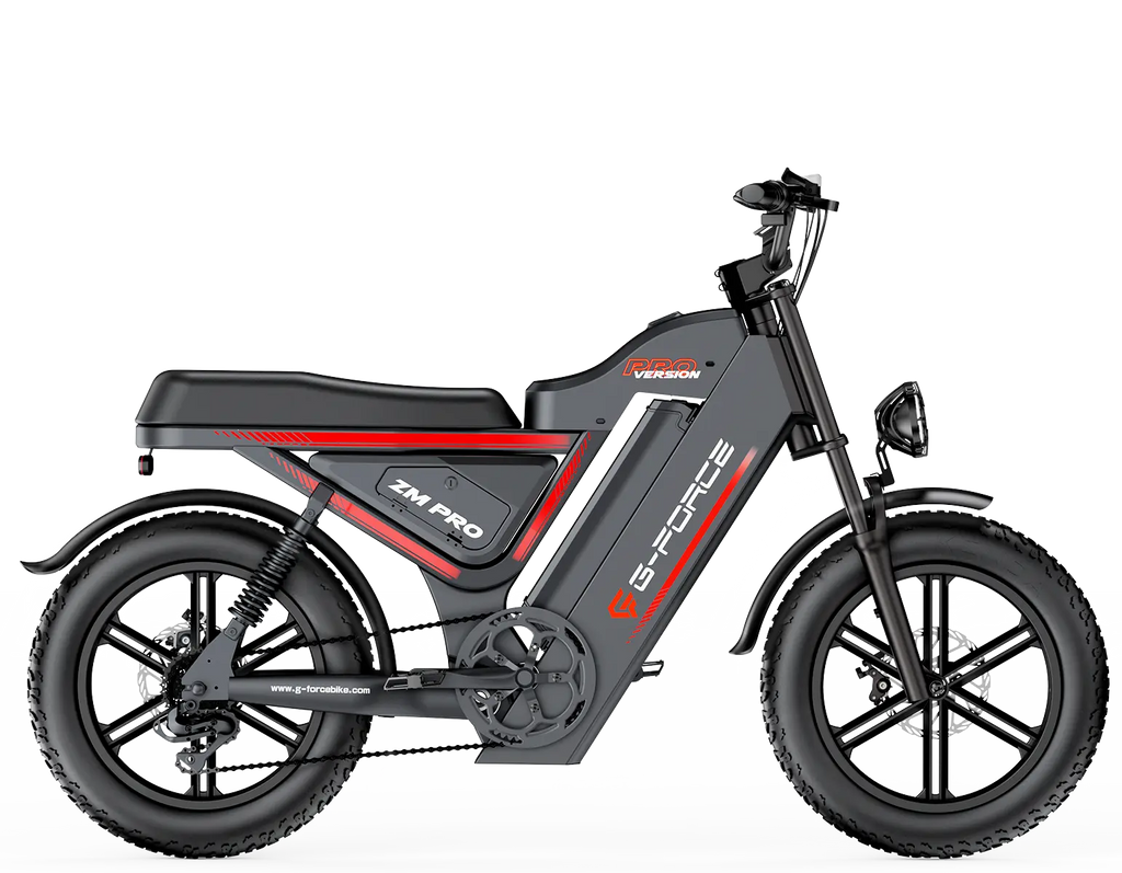 ZM Pro 34MPH Fat Tire Ebike with Dual Suspension & 200 Mile Range