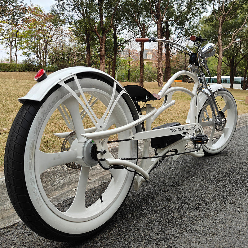 Tracer 800W Raptor Pro DS Chopper Stretch Cruiser  Electric Bike