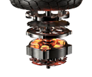 Isinwheel Monster Edirt Bike Electric Hub Motor Exploded View