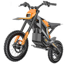 Isinwheel Monster Edirt Bike Low Angle Front View White Background