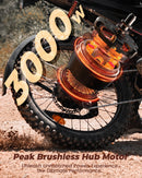 Isinwheel 3000W R8 48V27Ah 70/100-19 Tire Ebike