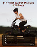 Isinwheel 3000W R8 48V27Ah 70/100-19 Tire Ebike