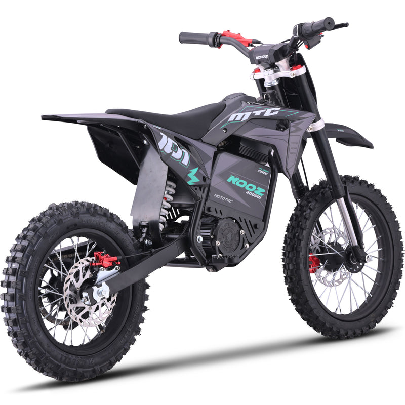 MotoTec 60v 2000w Pro Electric Dirt Bike Lithium