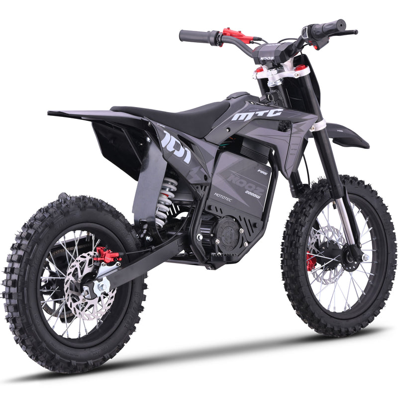 MotoTec 60v 2000w Pro Electric Dirt Bike Lithium