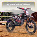 MotoTec 60v 2000w Pro Electric Dirt Bike Lithium
