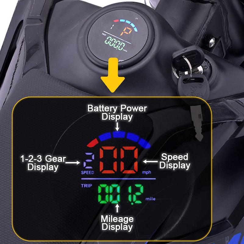 MotoTec 5000w 72v Pro Electric Dirt Bike