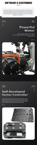 MotoTec 12000w Venom 72v  Electric Dirt Bike