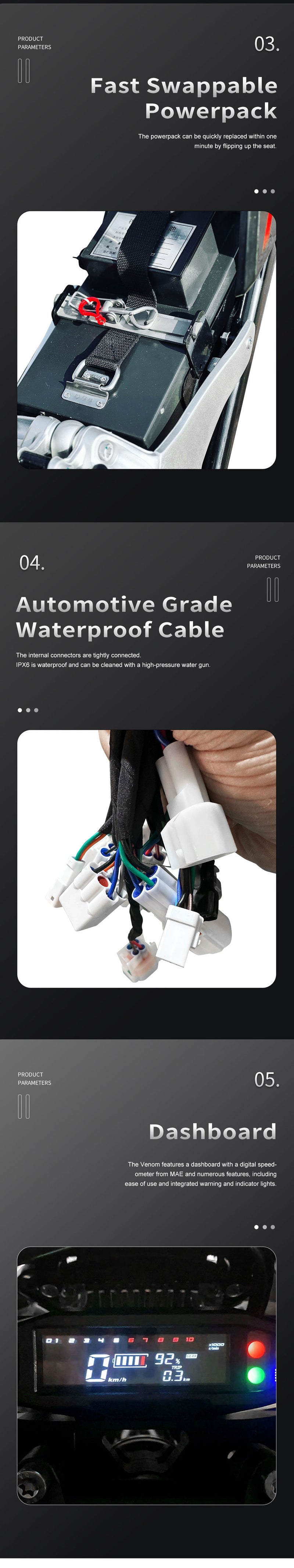 MotoTec 12000w Venom 72v  Electric Dirt Bike