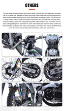 MotoTec 12000w Venom 72v  Electric Dirt Bike