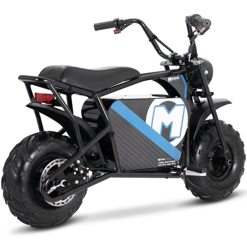 Mototec 1000W 48V Electric Powered Mini Bike