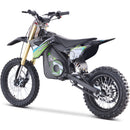 Mini Bike Mototec 1800W Pro Electric Green Left Rear