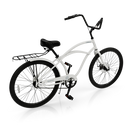 Motorized Bicycle Accessories BBR Tuning Rack Black Installed