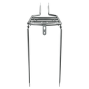 Motorized Bicycle Accessories BBR Tuning Rack Silver Front