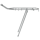 Motorized Bicycle Accessories BBR Tuning Rack Silver Left