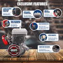 Motorized Bicycle BBR Tuning V2 100cc Features Infograph