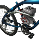 Motorized Bicycle Parts BBR Tuning Velocity 100cc Engine On Frame Side