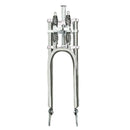 Motorized Bicycle Tracer 26 Inch Over and Under Dual Spring Adjustable Classical Fork Chrome