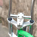 Motorized Bicycle Tracer W-Type Steel Handlebar Black and chrome zoom view