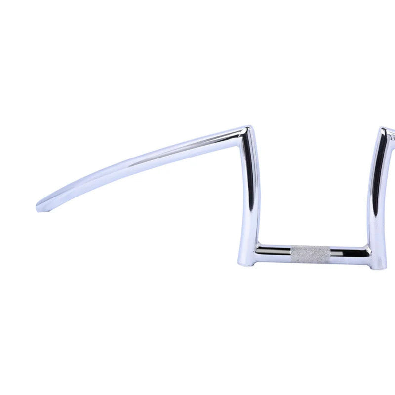 Motorized Bicycle Tracer W-Type Steel Handlebar Chrome side