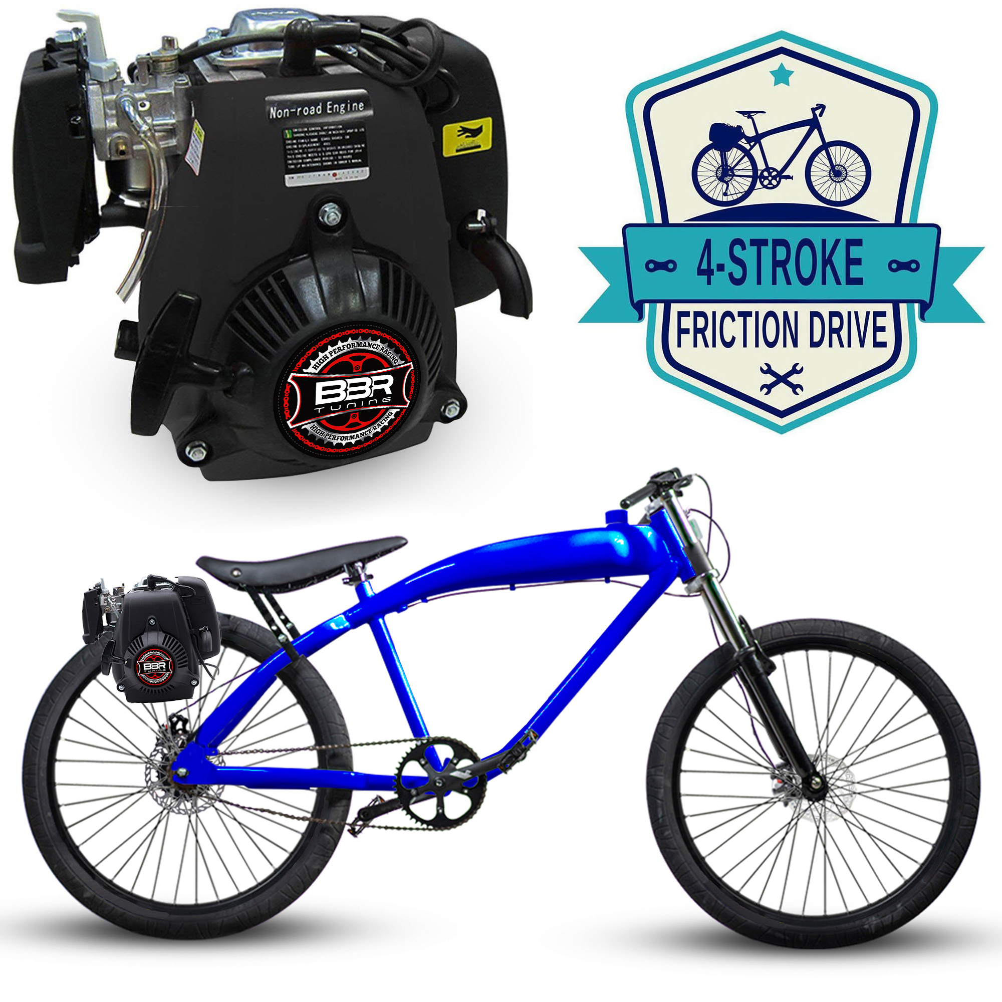 LEADER BIKES CURE T4 CUSTOM BIKE | ブローチャーズ - BROTURES