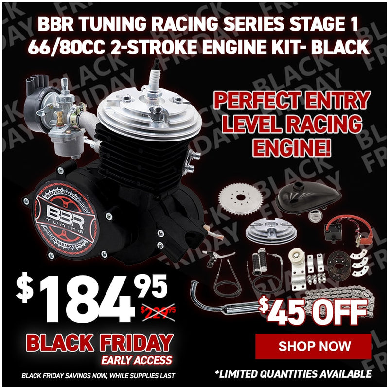 BBR Tuning Racing Series Stage 1 66/80cc 2-Stroke Engine Kit