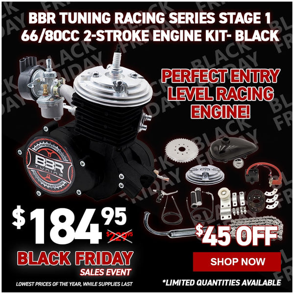 BBR Tuning Racing Series Stage 1 66/80cc 2-Stroke Engine Kit