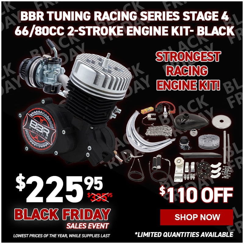 BBR Tuning Racing Series Stage 4 66/80cc 2-Stroke Engine Kit