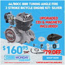 66/80cc BBR Tuning Angle Fire Bicycle Engine Kit - 2 Stroke