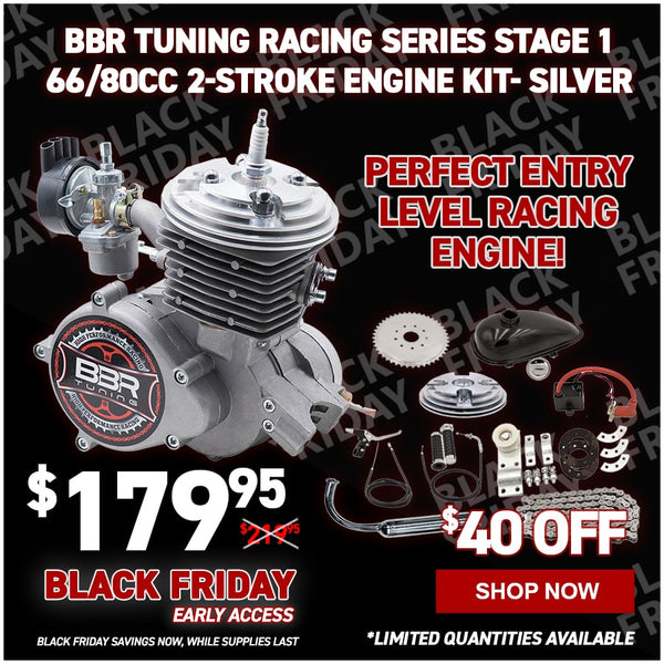 BBR Tuning Racing Series Stage 1 66/80cc 2-Stroke Engine Kit