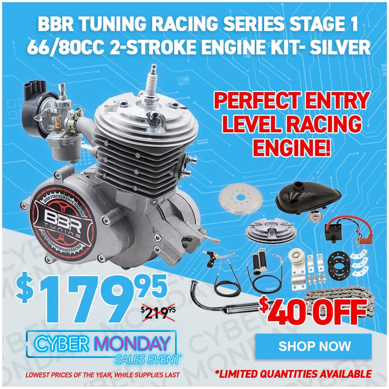 BBR Tuning Racing Series Stage 1 66/80cc 2-Stroke Engine Kit