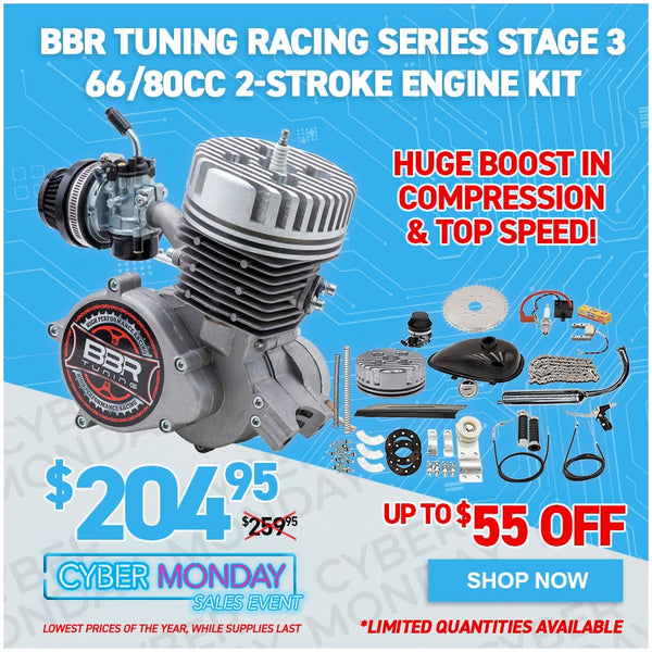 BBR Tuning Racing Series Stage 3 66/80cc 2-Stroke Engine Kit
