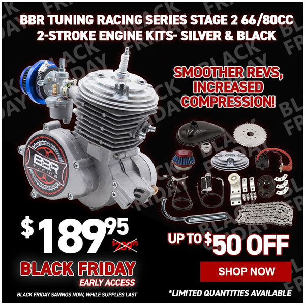 BBR Tuning Racing Series Stage 2 66/80cc 2-Stroke Engine Kit