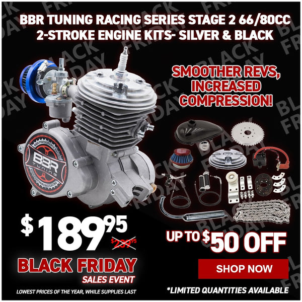 BBR Tuning Racing Series Stage 2 66/80cc 2-Stroke Engine Kit