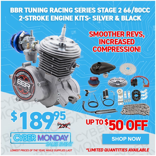 BBR Tuning Racing Series Stage 2 66/80cc 2-Stroke Engine Kit