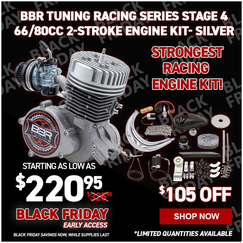 BBR Tuning Racing Series Stage 4 66/80cc 2-Stroke Engine Kit