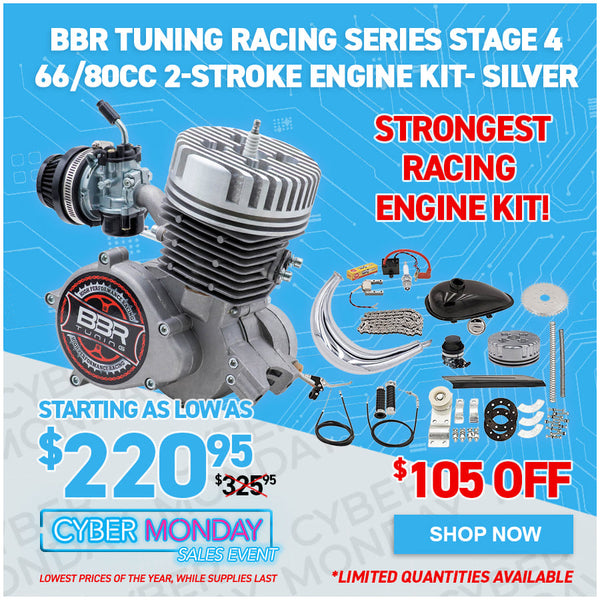 BBR Tuning Racing Series Stage 4 66/80cc 2-Stroke Engine Kit