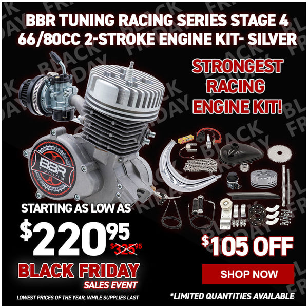 BBR Tuning Racing Series Stage 4 66/80cc 2-Stroke Engine Kit