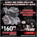 66/80cc BBR Tuning Angle Fire Bicycle Engine Kit - 2 Stroke