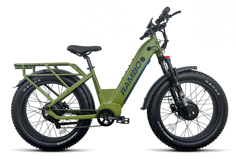 Rambo 500W Krusader 3.0 AWD Step-Thru Electric Bike